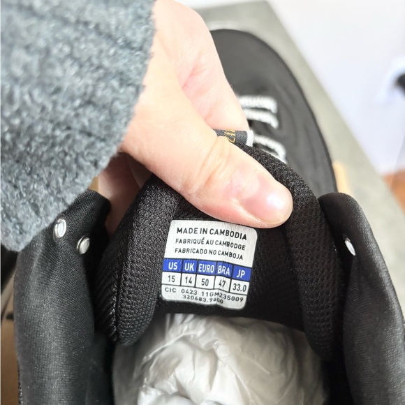 Mizuno Men's Ambition 3 Mid 9-Spike Baseball Cleats size 15 men’s new black - Picture 8 of 8